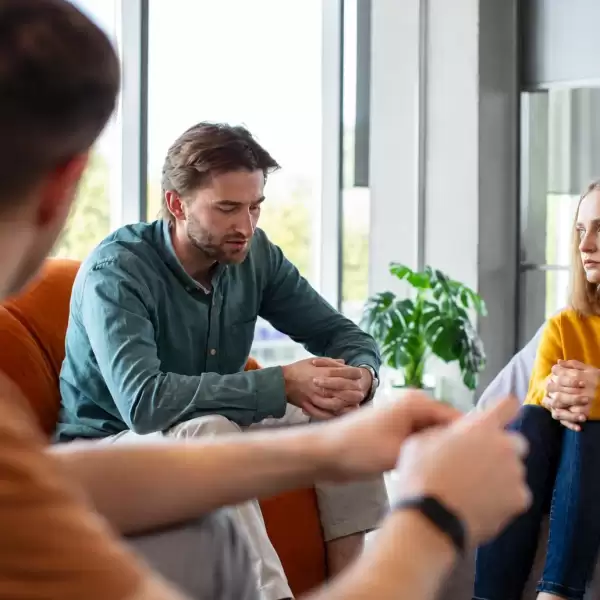 Facilitated family conversation about addiction support