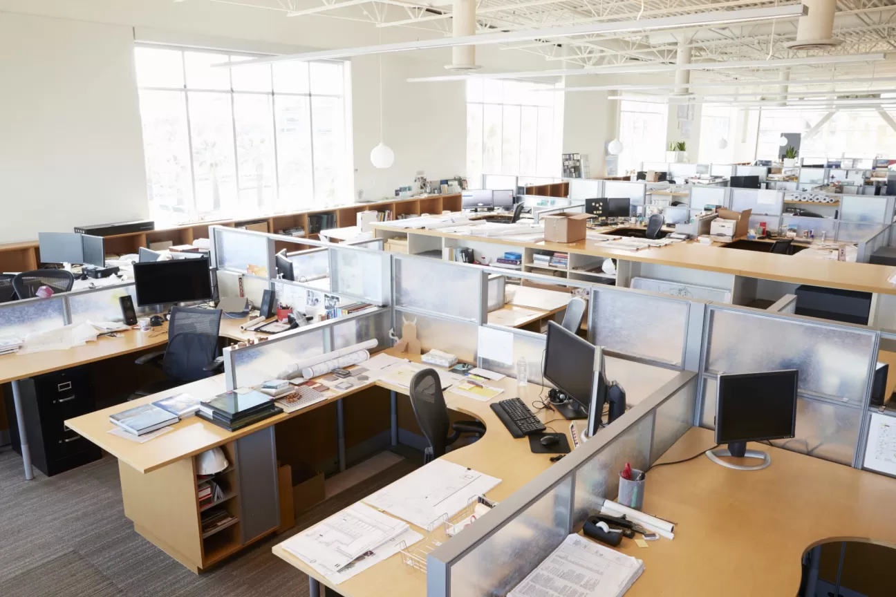 empty office.