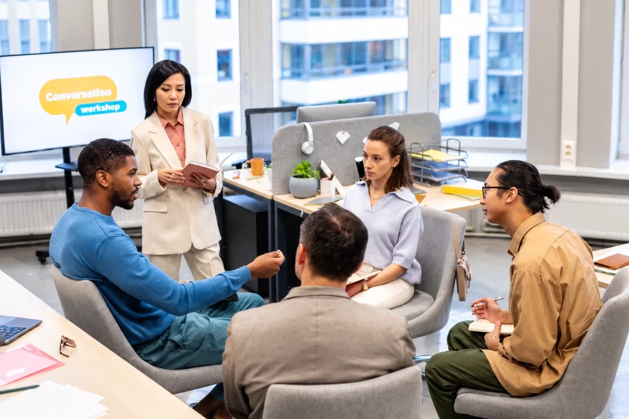 Workplace discussion on psychological safety